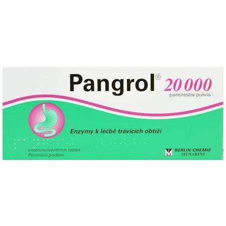 Pangrol 20000 - 20 tablets