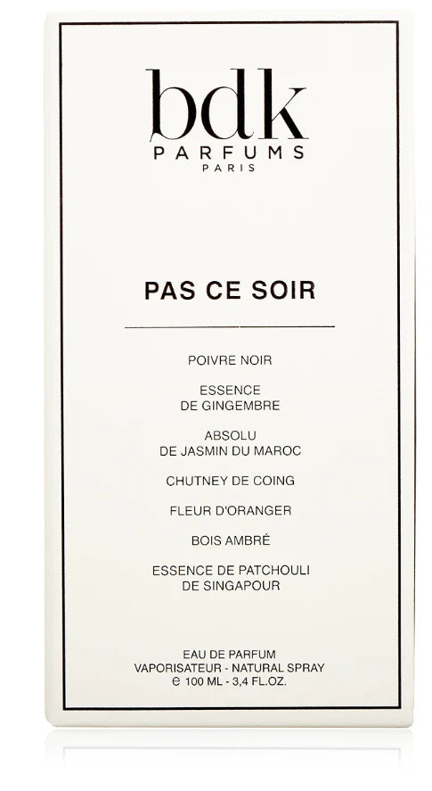 BDK Parfums Pas Ce Soir Eau de Parfum 100 ml