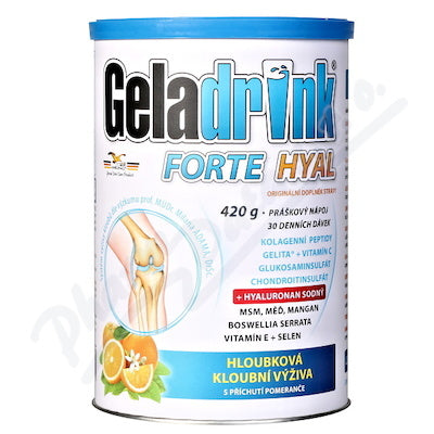 Geladrink Forte Hyal orange drink 420 g