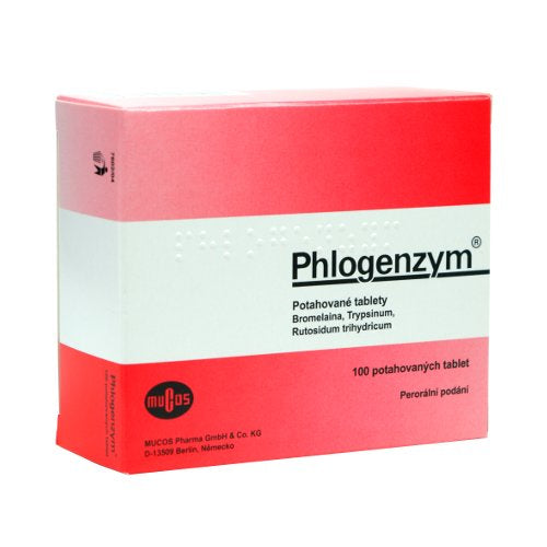 Mucos Phlogenzym 100 tablets