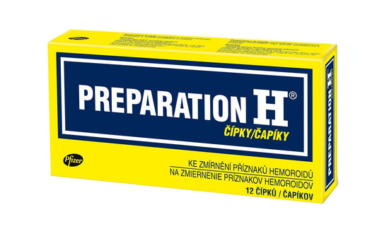 Pfizer Preparation H 12 suppositories