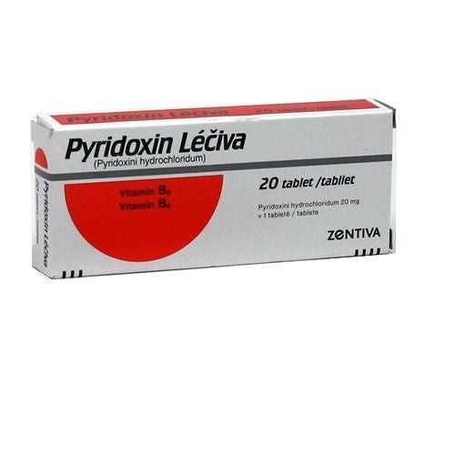 Pyridoxine Drugs 20 mg 20 tablets