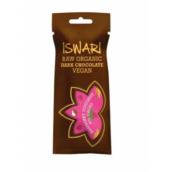 Iswari BIO RAW Chocolate candy raspberry 60% cocoa 40 g