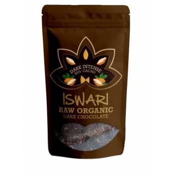 Iswari BIO RAW Chocolate candy dark intense 85% cocoa 200 g