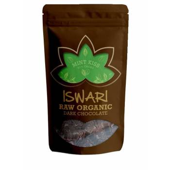 Iswari BIO RAW Chocolate candy mint kiss 61% cocoa 200 g