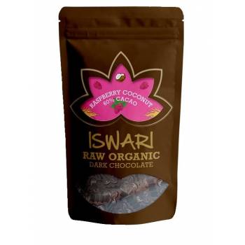 Iswari BIO RAW Chocolate candy raspberry 60% cocoa 200 g