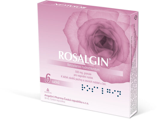 Rosalgin powder for vaginal solution 6x0.5 g