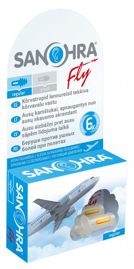 Sanohra Fly Earplugs for adults 1 pair