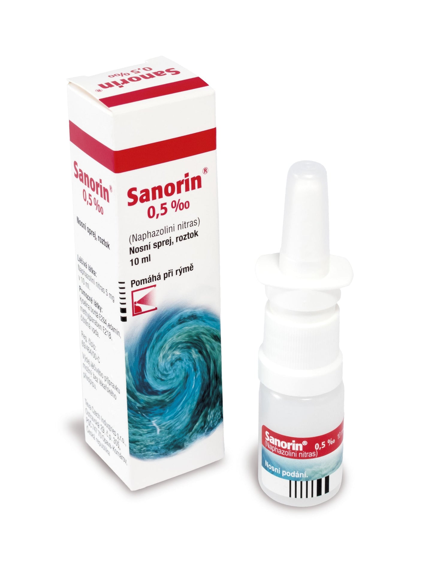 Sanorin 0.5 ‰ nasal spray 10 ml