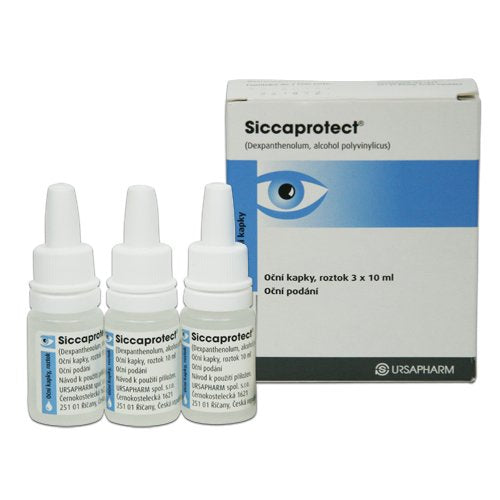 Siccaprotect eye drops 3 x 10 ml