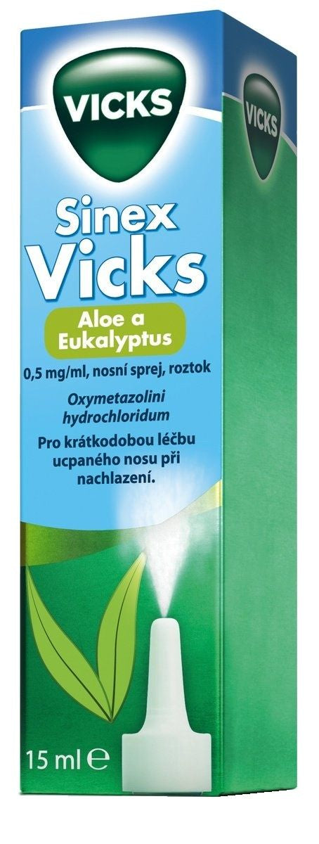 Vicks Sinex Aloe and Eucalyptus Nasal Spray 15 ml