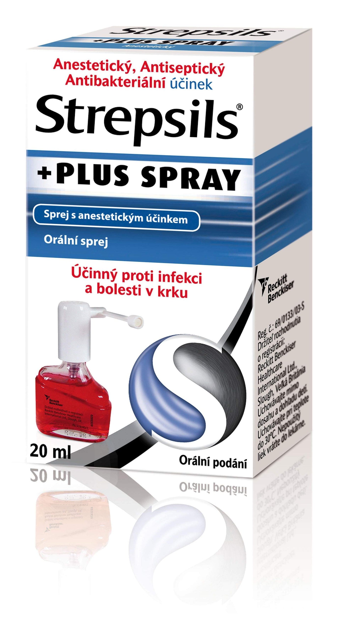 Strepsils Plus Spray oral spray 20 ml