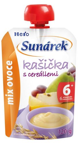 5 x Sunárek fruit mix puree 120 g