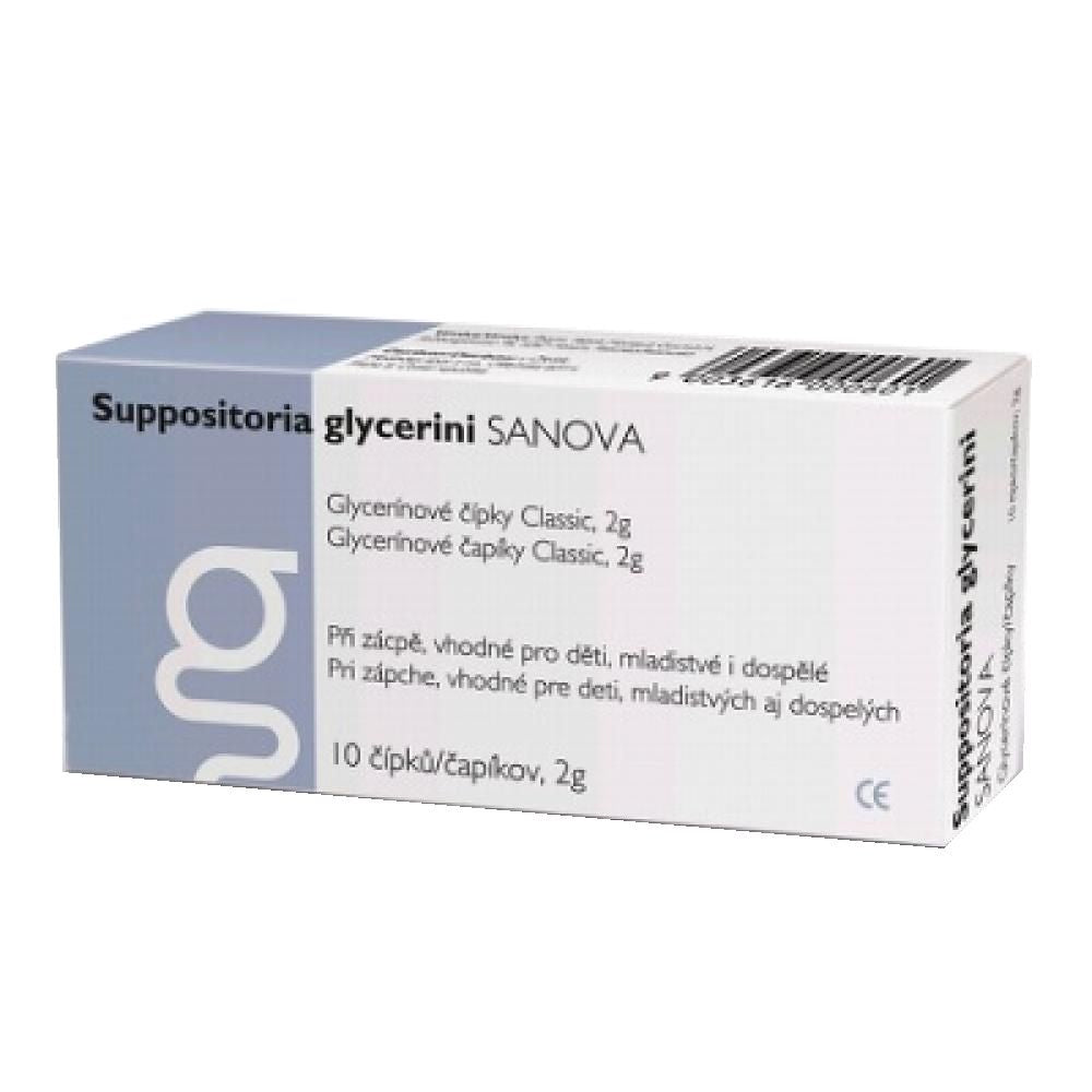 SANOVA Glycerine suppositories Classic 10x2 g