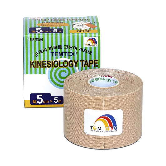 TEMTEX Kinesio tape 5 cm x 5 m beige tape