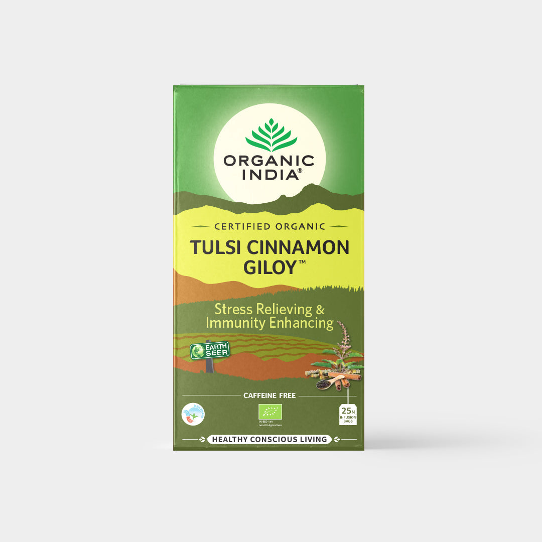 Organic India Tulsi Cinnamon Giloy 25 teabags