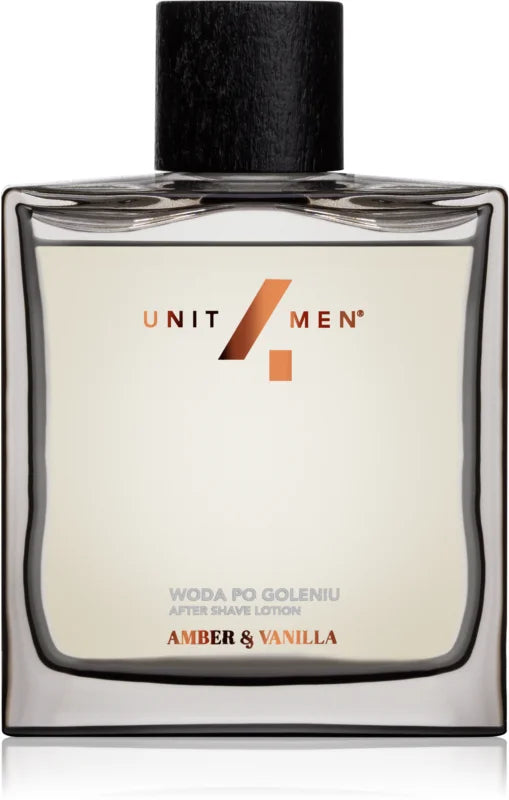 Unit4Men After Shave Lotion Amber & Vanilla 100 ml