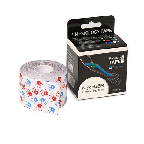 rayonGEM kinesiology tape 5cm x 5m - hands