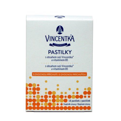 Vincentka Fruit lozenges 18 pcs