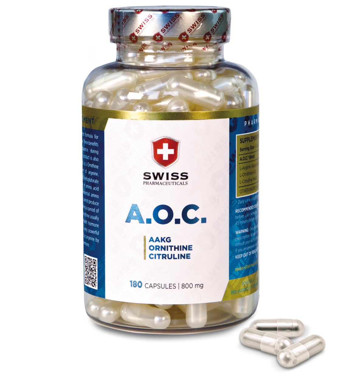 Swiss Pharmaceuticals AOC 180 capsules