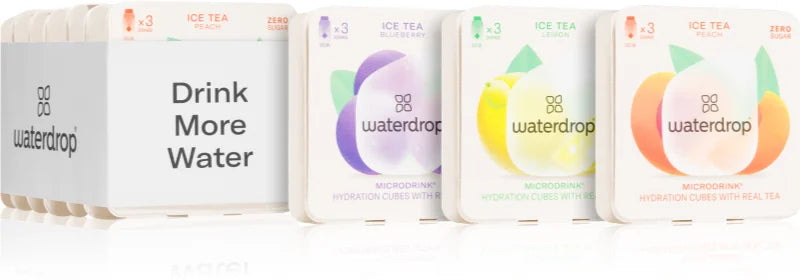 Waterdrop Microdrink Ice Tea tasting set, 6 flavors, 18 servings