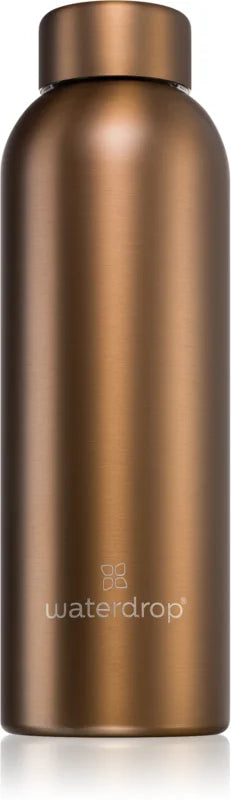 Waterdrop Thermo Steel Metal water bottle 600 ml Brushed Bronze