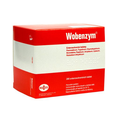 Mucos Wobenzym against inflammation 200 tablets