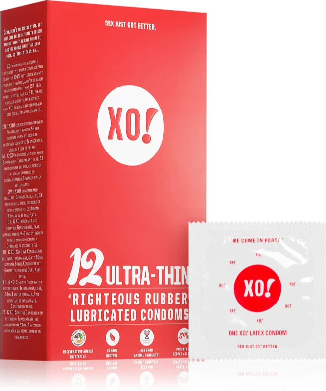 XO Ultra Thin Condoms 12 pcs