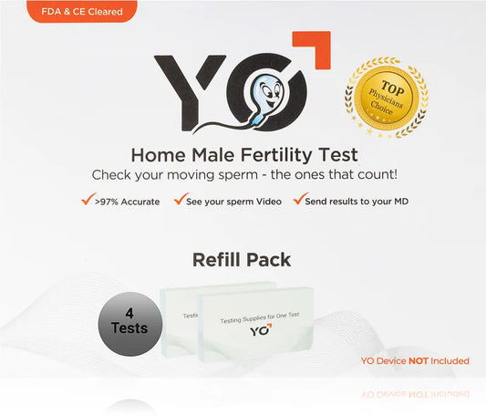 Yo Home Male Fertility Test Refill Pack 4 test