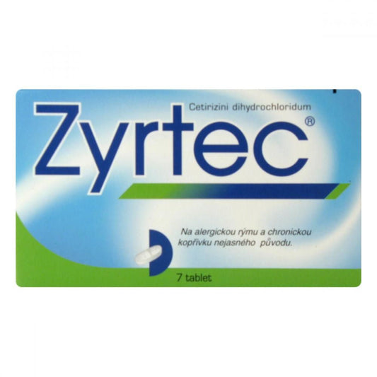 Zyrtec 10 mg 7 tablets