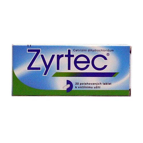 Zyrtec 10 mg 20 tablets